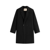 Men's Double-Breasted Double-Face Wool Coat