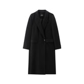 Women's Wool-Blend Tailored Long Coat