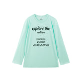 Women's Cooling Long-Sleeve T-Shirt with Letter Print