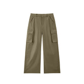 Women's High-Waisted Curved-Leg Utility Pants