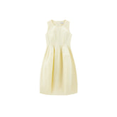 Women's Sleeveless Midi Dress with Tulip Hem