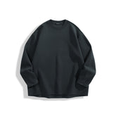 Men's Solid Loose-Fit Casual Sweatshirt