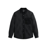 Men's Black Lightweight Down Shirt Jacket