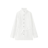Women's Trench-Style Oversized Shirt