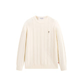 Men's Classic Loose-Fit Cable-Knit Sweater