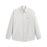 Men's Vertical-Stripe Textured Jacquard Shirt