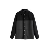 Men's Embroidery Wool Blends Jacket