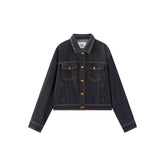 Women's Lyocell Cropped Denim Jacket