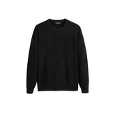 Men's Solid Texture Pullover Sweater