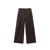 Women's High-Waisted Wide-Leg Pants