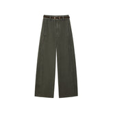 Women's High-Waist Wide-Leg Cotton Jeans