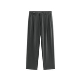 Men's Draped Wide-Leg Trousers