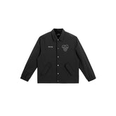 Men's Embroidered Textured Jacket