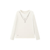 Women's Patterned Long-Sleeve T-Shirt