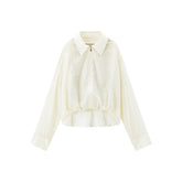 Women's Lyocell Faux-Layered Blouse