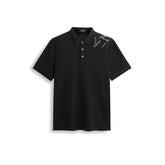 Men's Polo Shirt with Contrast Embroidery