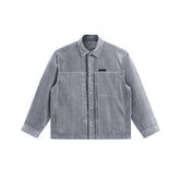 Men's Flocked Denim Jacket