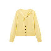 Women's Short Knit Cardigan with Detachable Cape