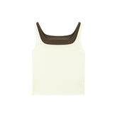 Women's Colorblock Square-Neck Tank Top
