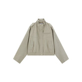 Women's Boxy Cropped Utility Jacket