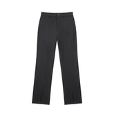 Women's High-Waist Slight-Flare Knit Pants