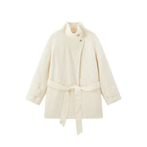 Women's Double-Face Wool Robe Coat