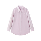 Women's Oversized Light-Lilac Lyocell Shirt