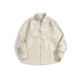 Men's Jacquard Shirt with Printed Graphic