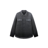 Men's Gradient Double-Faced Wool Blend Jacket