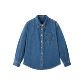 Women's Oversized Cotton Denim Shirt