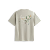 Men's Khaki Cooling T-Shirt with Back Embroidered Graphic