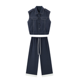 Women's Vest & Casual Pants Set