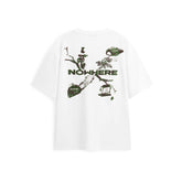 Men's Contrast Print Cotton T-Shirt