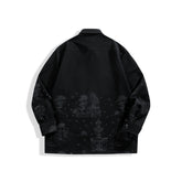 Men's Printed Denim Shirt