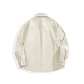 Men's High-Stretch Jacquard Faux Suede Shirt