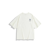 Men's Beige Printed Cotton T-shirt