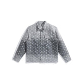 Men's 3D Jacquard Denim Jacket