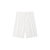 Women's casual white wide-leg short