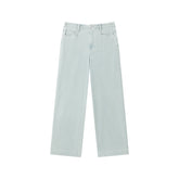 Women's casual loose-fit straight-leg jeans