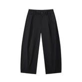 Women's Casual High-Waist Nine-Part Curved Pants