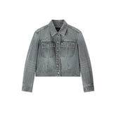 Women's Streetwear Cropped Denim Jacket
