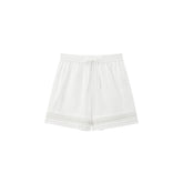 Women's Casual Embroidered Hollow Out Shorts