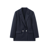 Women's Linen-Lyocell Double-Breasted Blazer