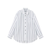 Women's Textured Vertical Striped Shirt