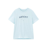 Women's Flocked Letter Print Relaxed T-Shirt