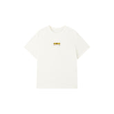 Women's Casual Contrast-Plaid Embroidered T-Shirt