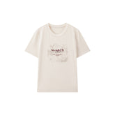 Women's Casual Fitted Print Short-Sleeve T-Shirt
