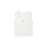 Women's Casual U-Neck Wide-Strap Racerback Tank Top