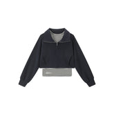 Women's Casual Sweatshirt & Tank Two-Piece Set