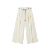 Women's Lyocell High-Waisted Wide-Leg Pants